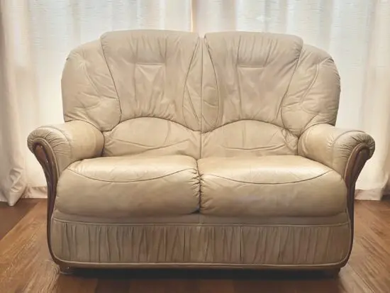 Italian Leather Sofa Set