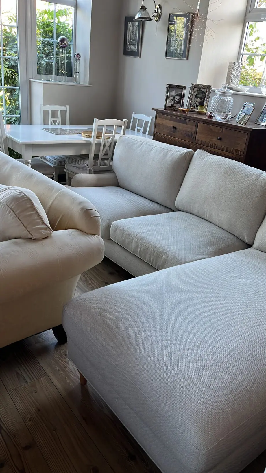 Dusk beige left hand Hampshire 3 seater sofa