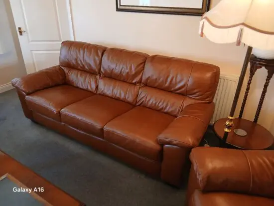 Dfs Dalmore 3 seater sofa colour brandy