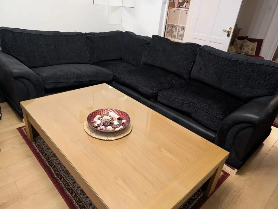 Black Scs Sofa set - excellent condition