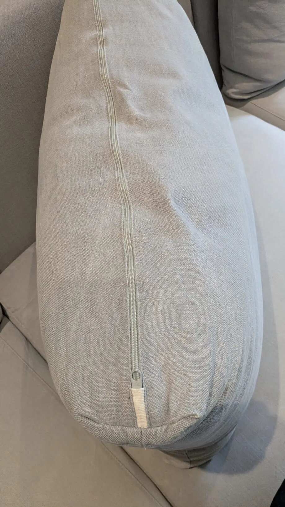 Love Your Home pale grey RHF L shape sofa with chaise
