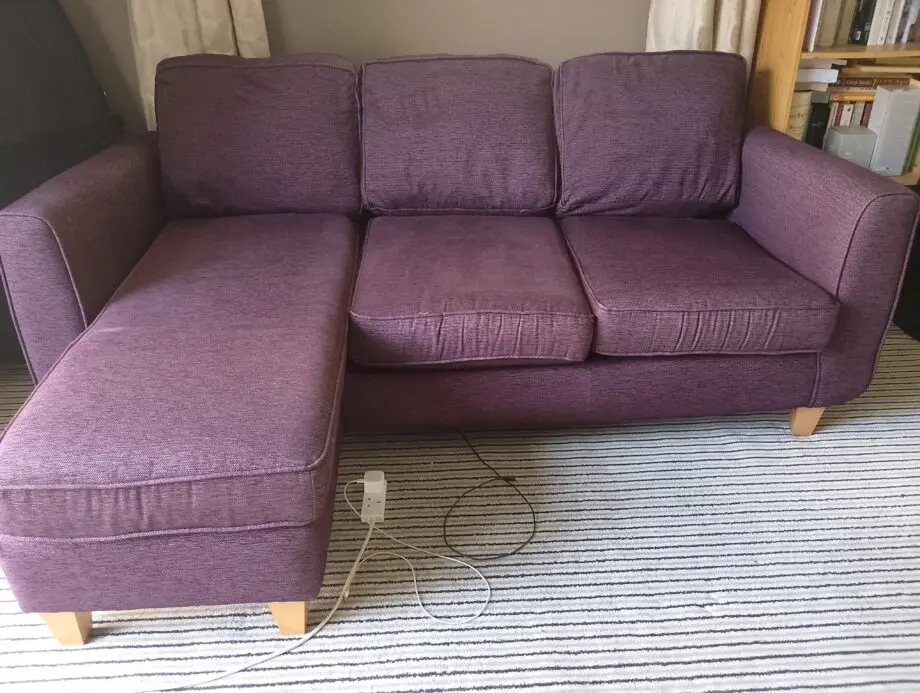Three seater sofa with chaise