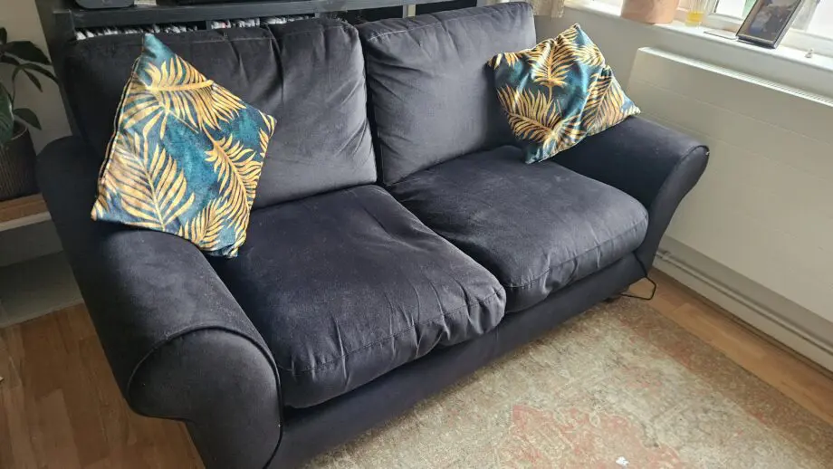 evelyn Velvet 2 Seater Sofa