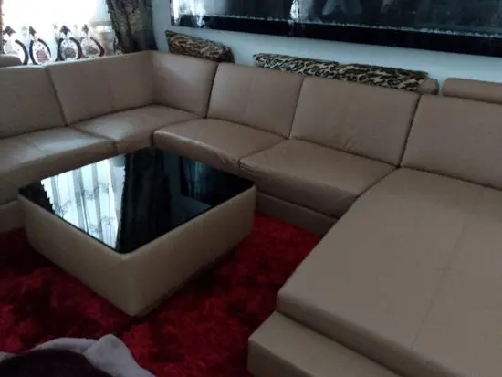 Corner sofa with chaise long