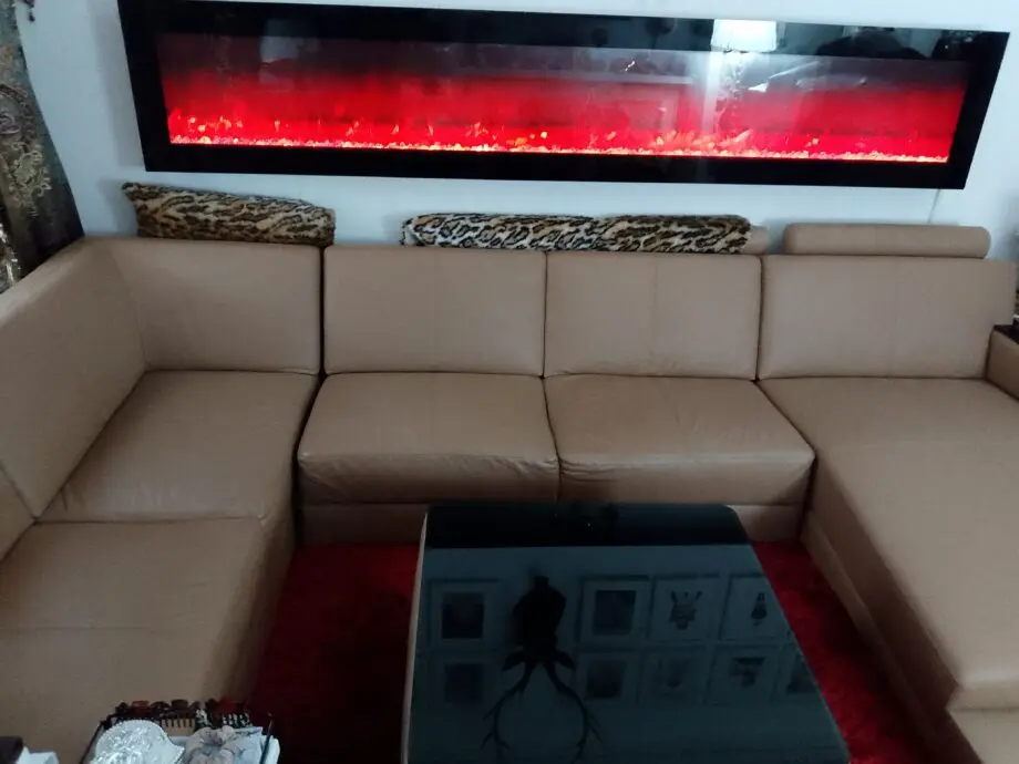 Corner sofa with chaise long