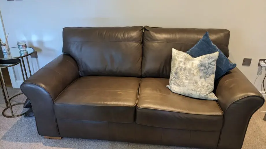 Leather sofa