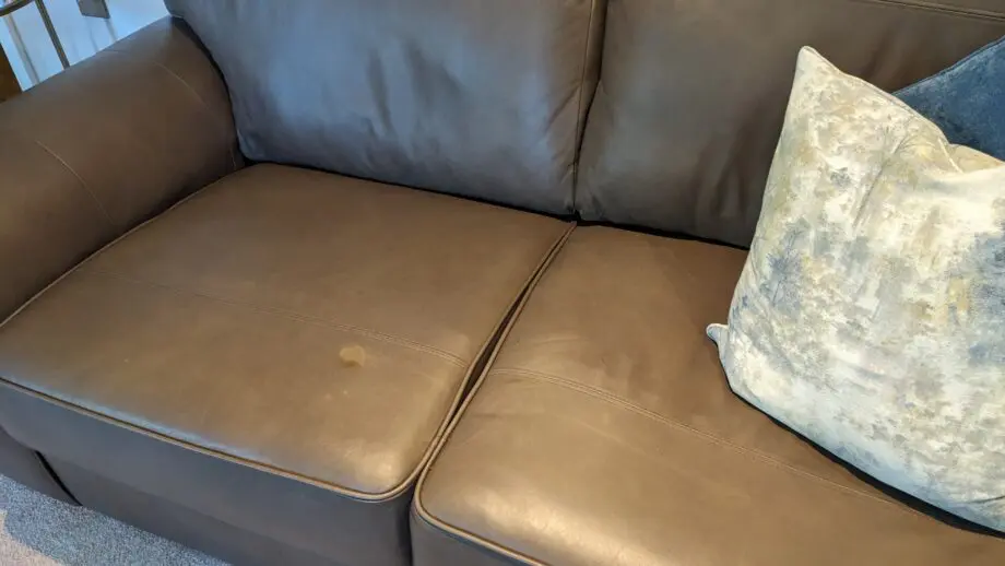 Leather sofa