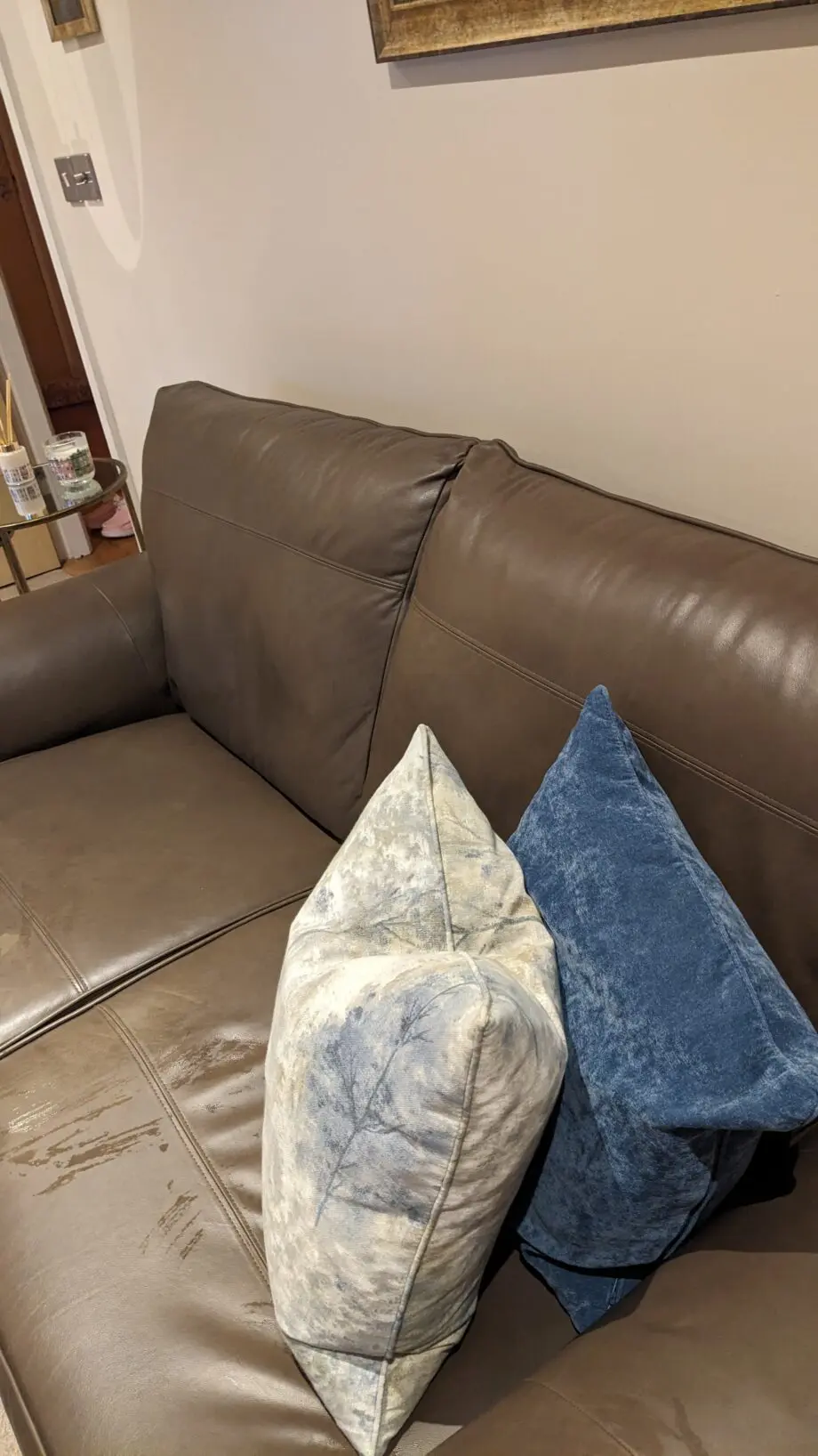 Leather sofa