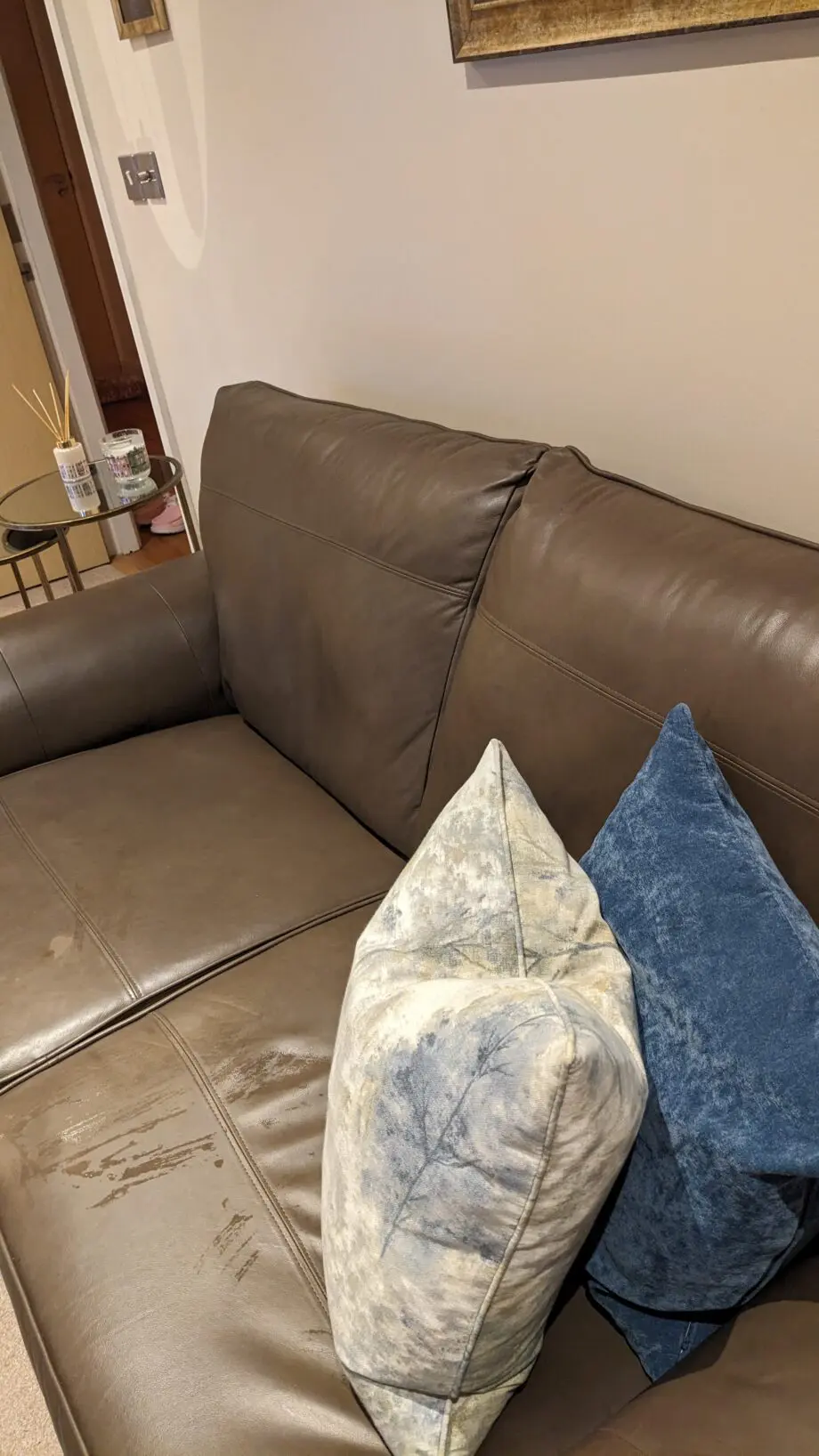 Leather sofa