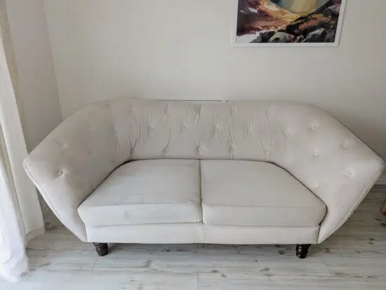 2-2.5 seater velvet sofa