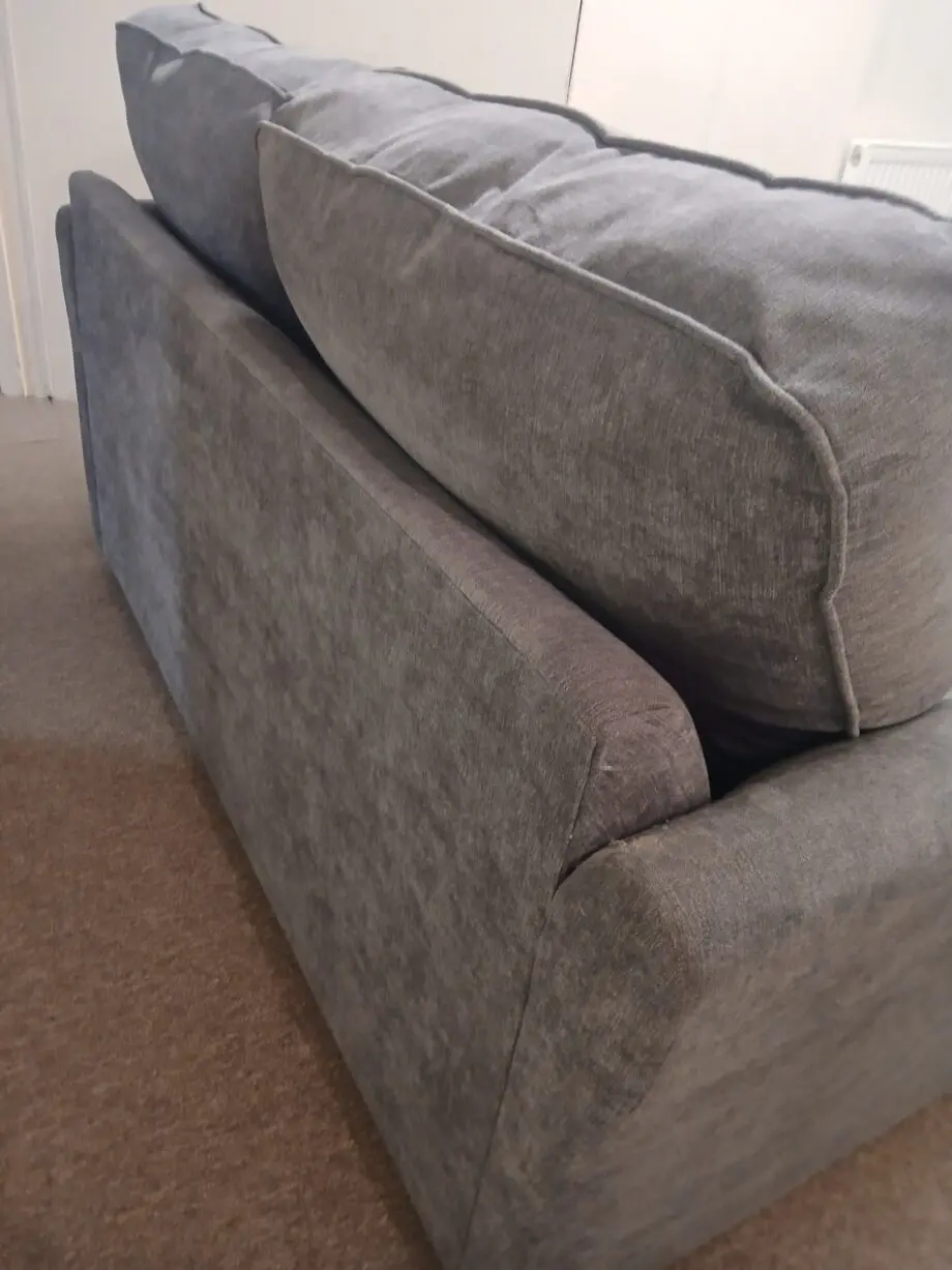 Nice firm 2 seater Sofa in Grey, cushions to match