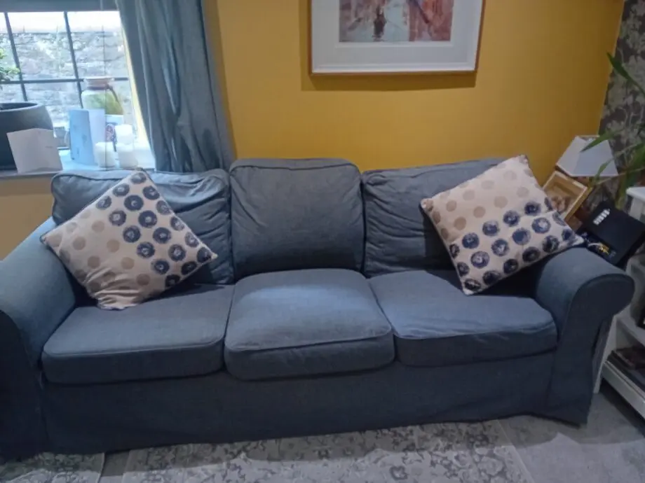 Ikea hemnes grey 3 seater sofas