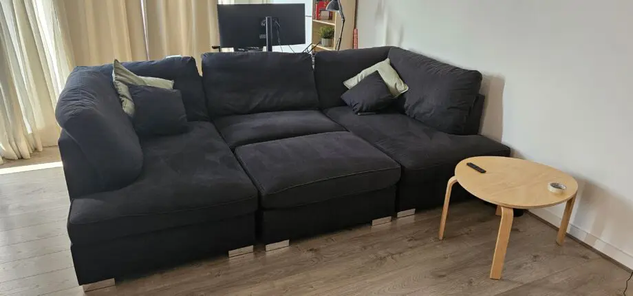 Westminster U-Shape/Cinema Sofa - Charcoal
