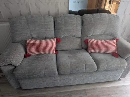 G Plan Grey 3 seater sofa