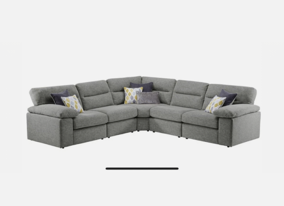 oak furniture land grey morgan modular sofa life time warranty