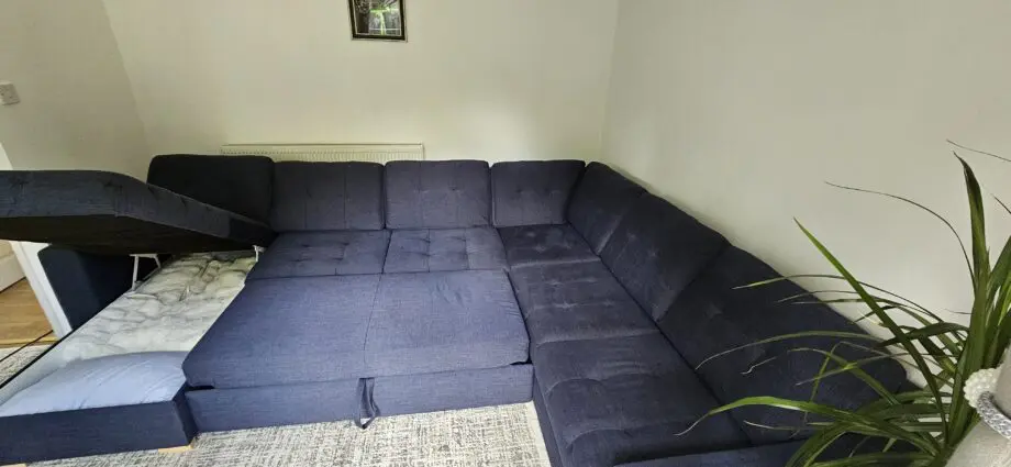 dfs gather u shape sofa bed