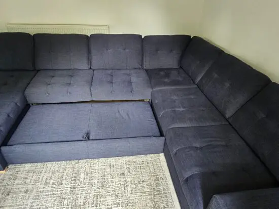 dfs gather u shape sofa bed