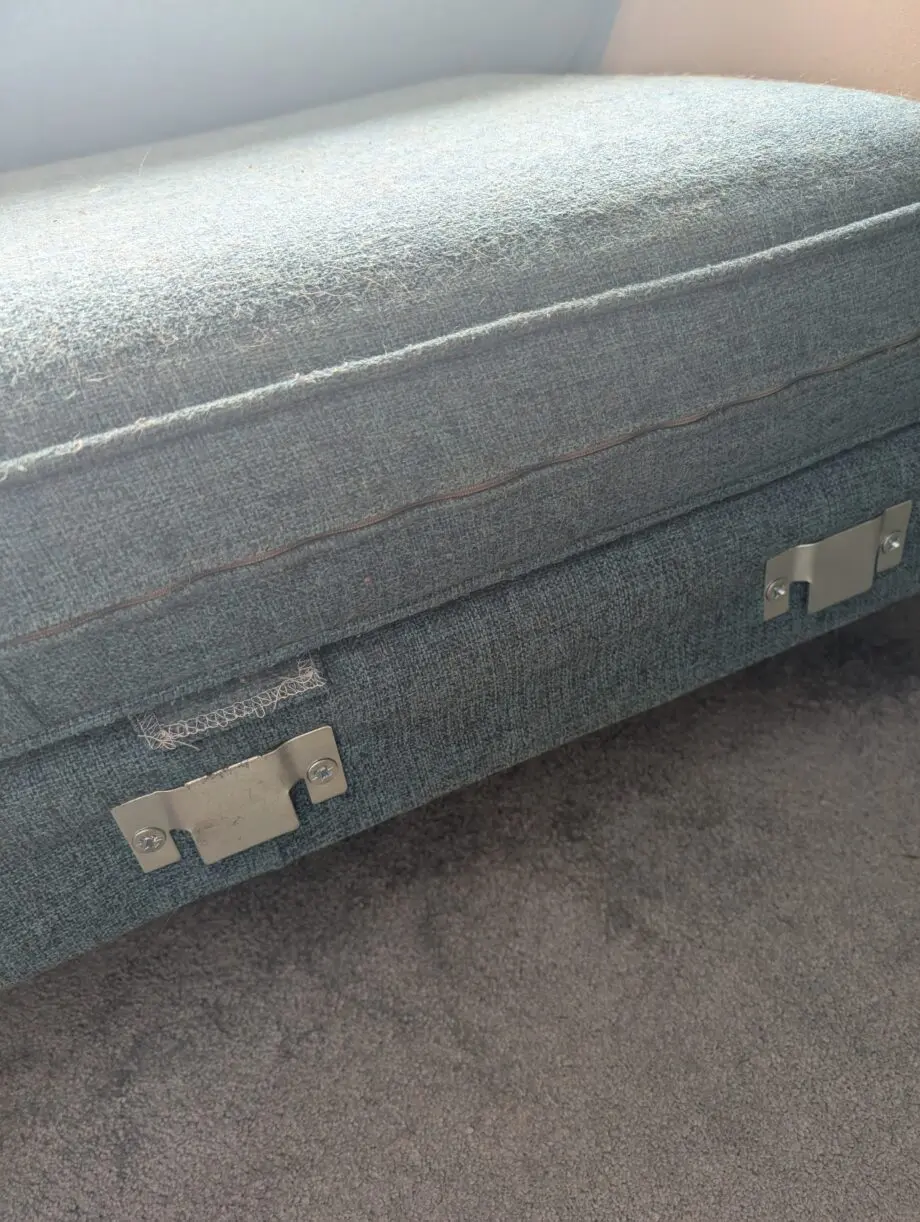DFS French Connection Zinc Right Hand Facing Arm Corner Group Sofa - Teal with Dark Feet