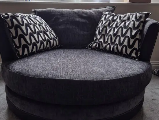 DFS Grey Swivel Chair