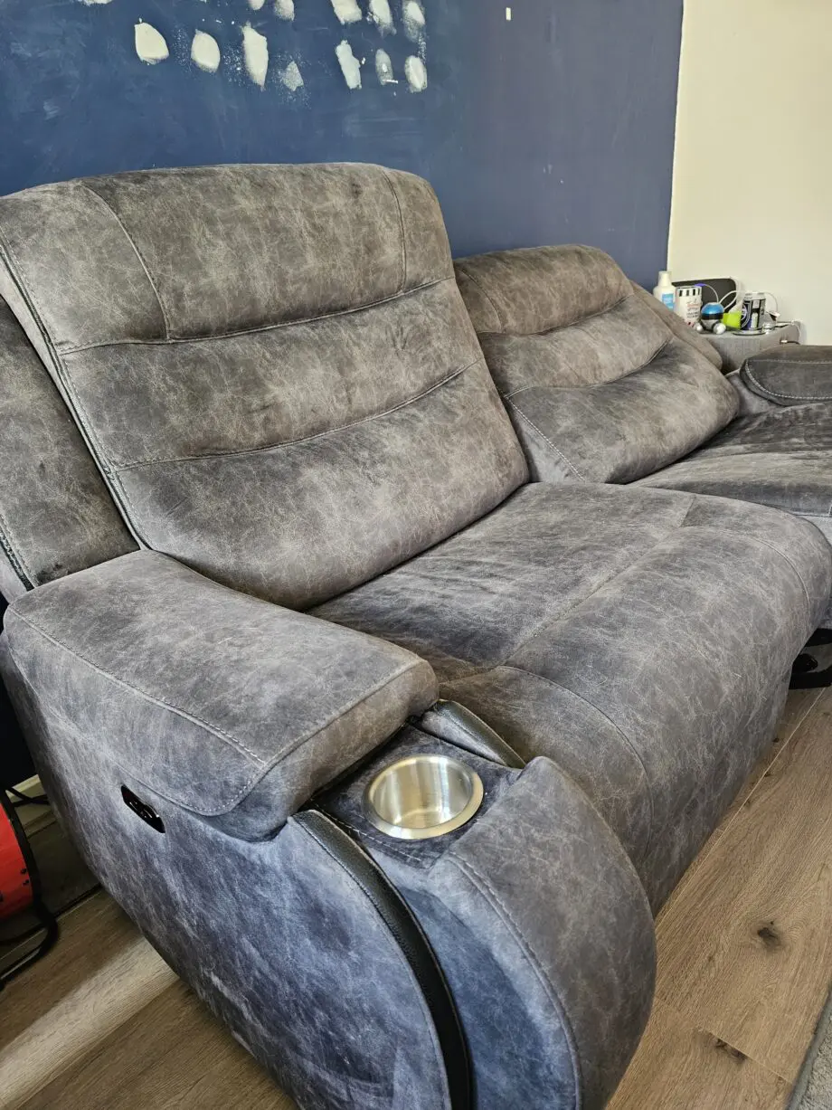 2 x Electric recliner 3 seater