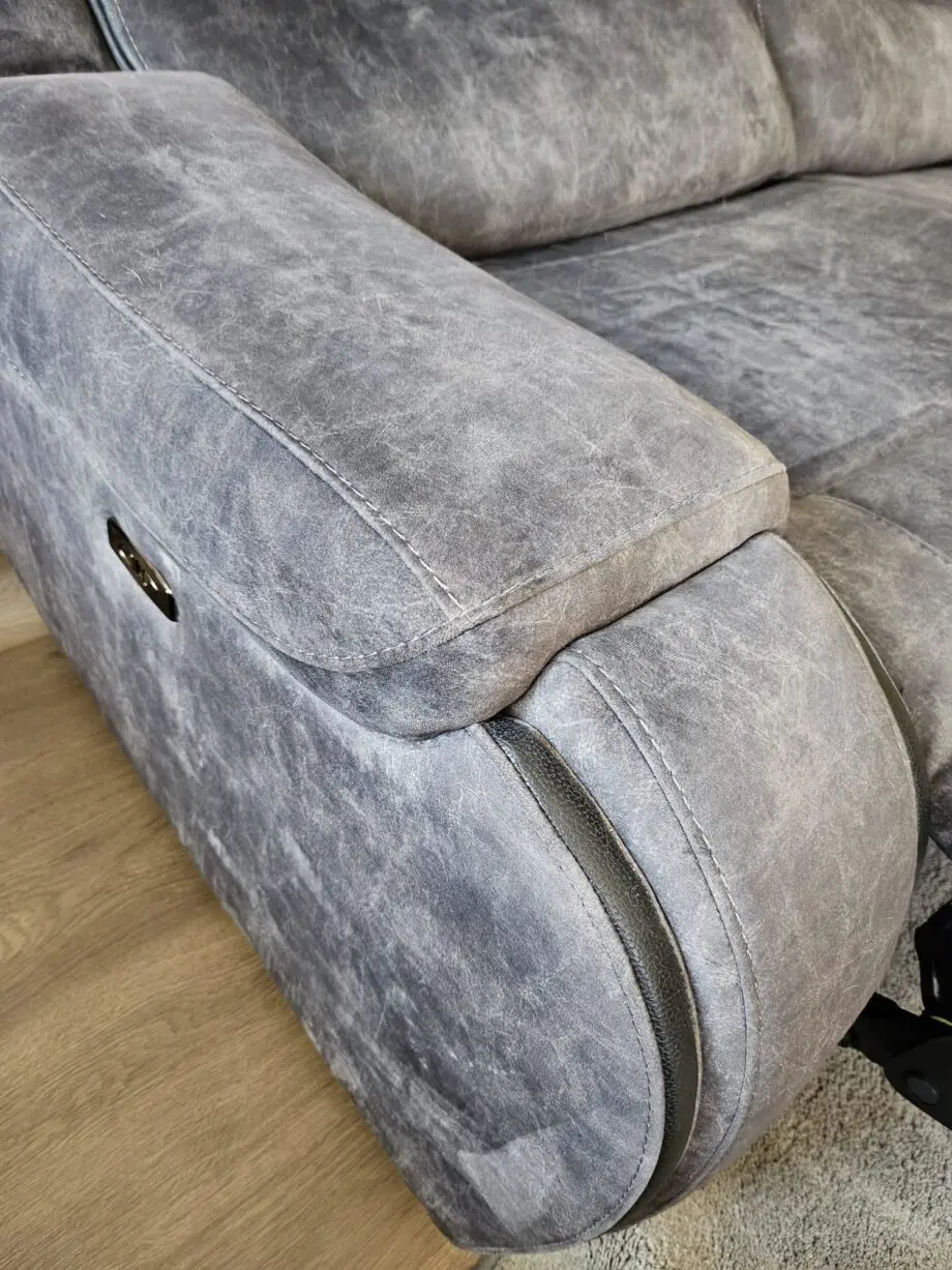 2 x Electric recliner 3 seater