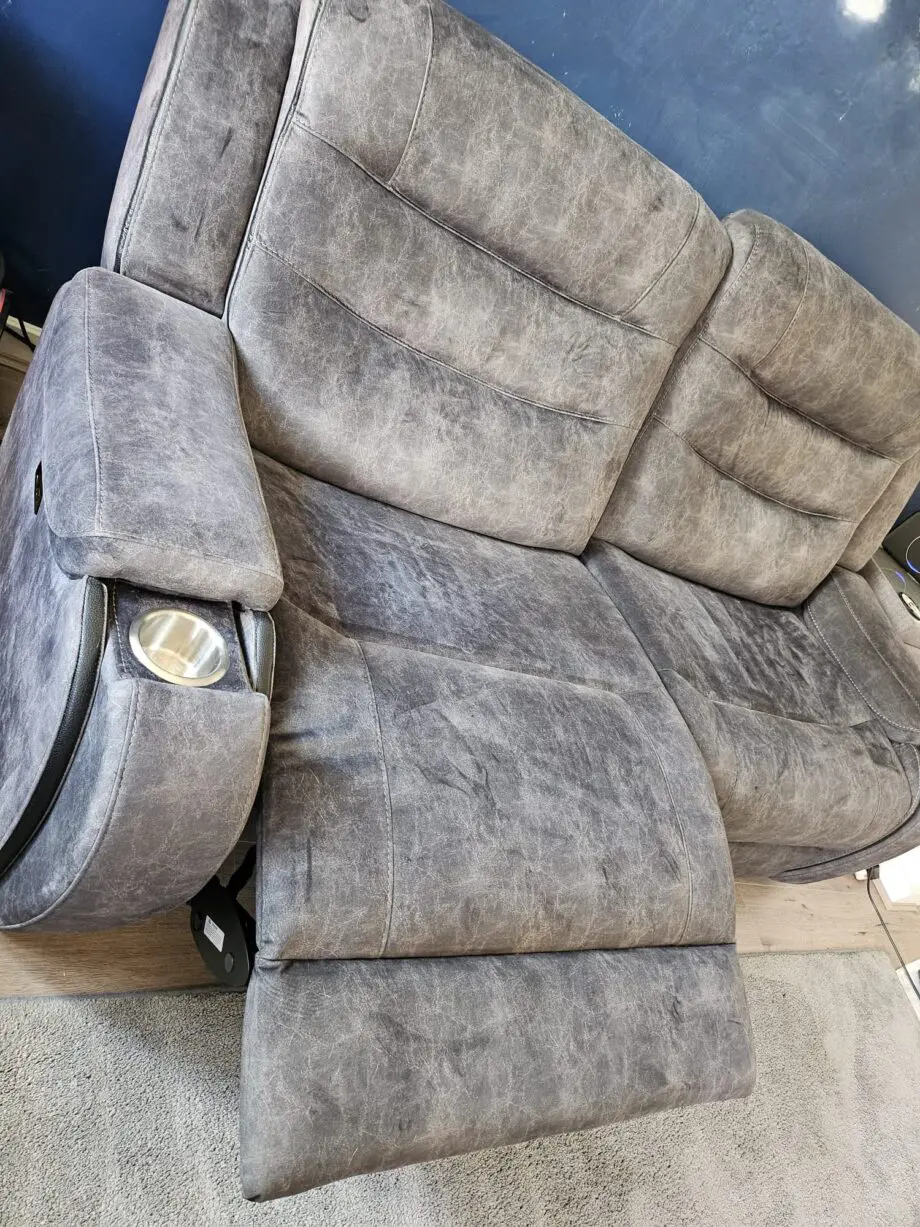 2 x Electric recliner 3 seater