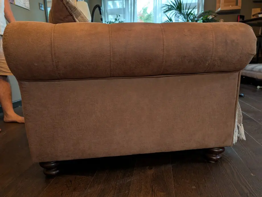 DFS alderley 5 piece suede set