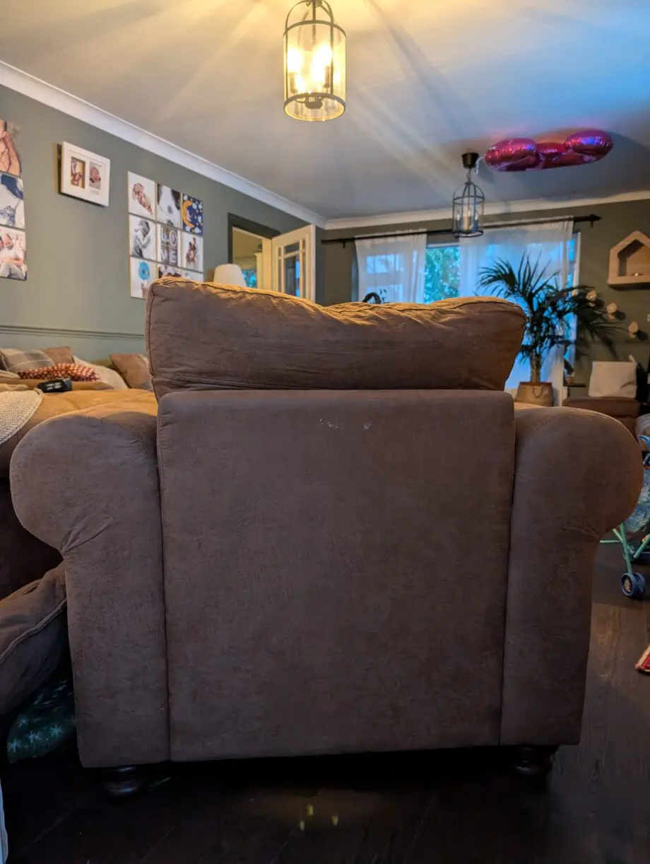 DFS alderley 5 piece suede set