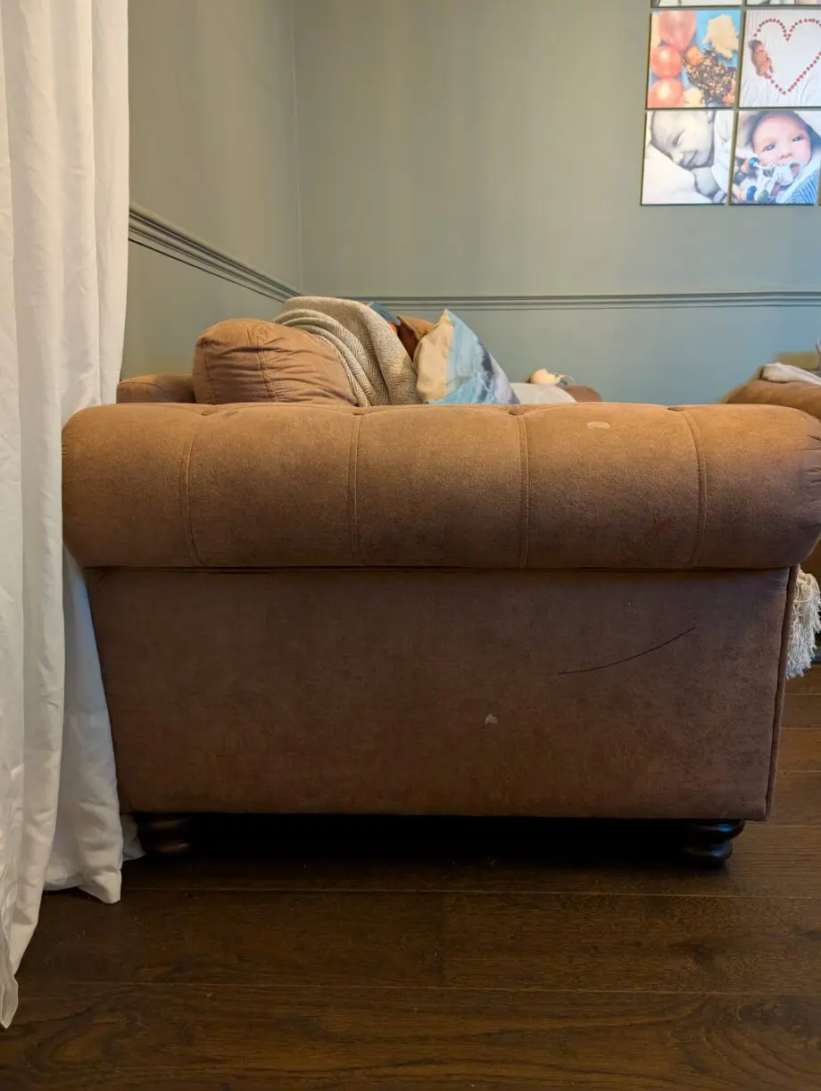 DFS alderley 5 piece suede set