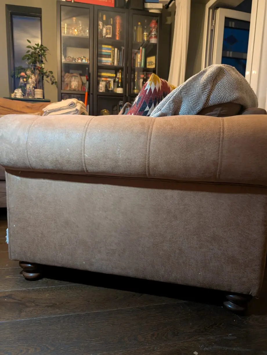 DFS alderley 5 piece suede set