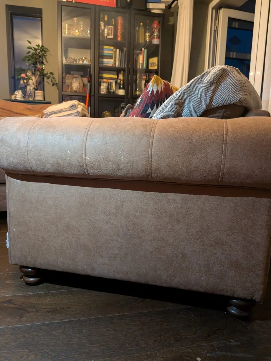DFS alderley 5 piece suede set