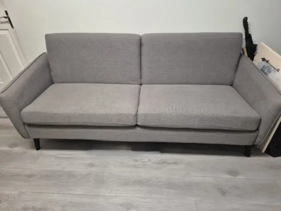 BnQ grey sofa