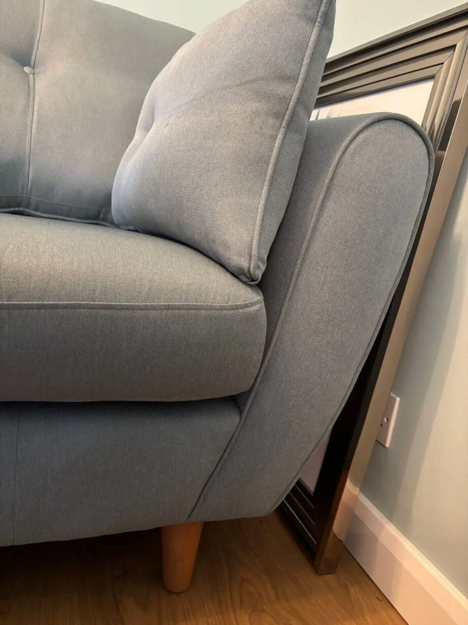 4 seater sofa & foot stall