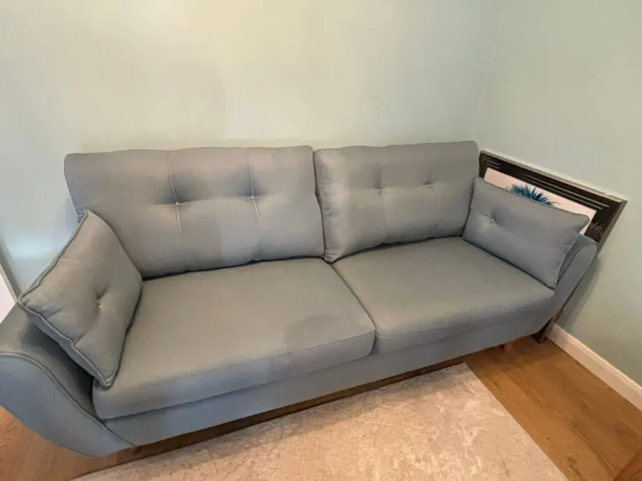 4 seater sofa & foot stall