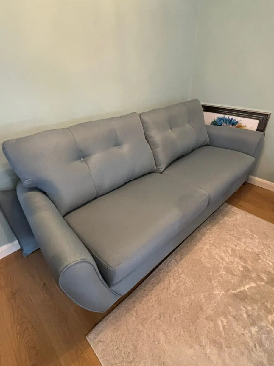 4 seater sofa & foot stall