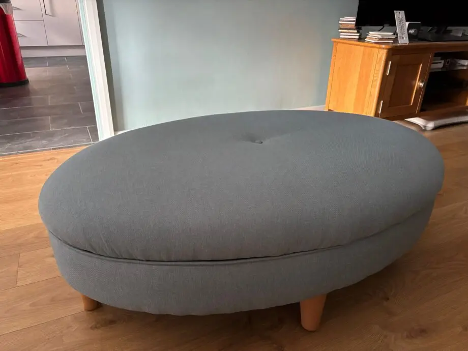 4 seater sofa & foot stall