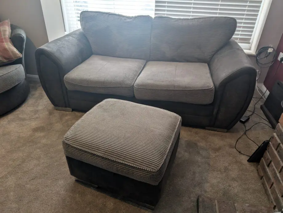 DFA Runswick sofa set with cushions