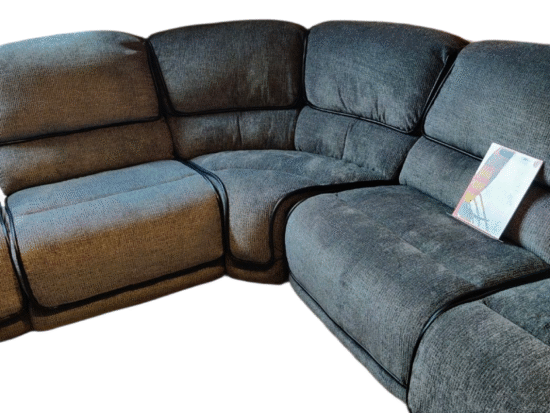 Harvey's grey corner suite sofa