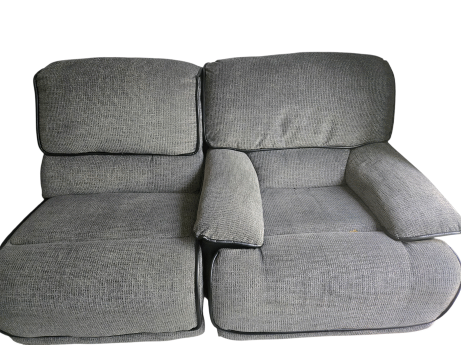 Harvey's grey corner suite sofa