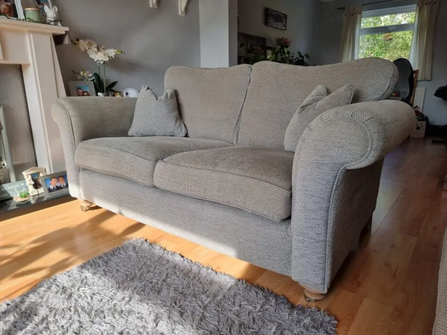 DFS Grey Morland 2-Seater Sofa (£1,250 original price)