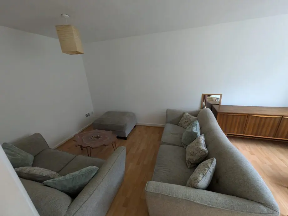 Grey sofa set 3 seater 2 seater footstool