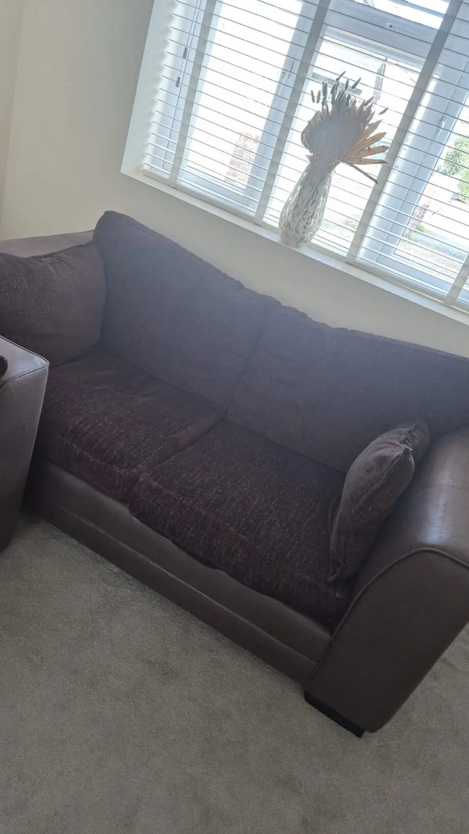 DFS Chocolate combination Elvia Sofa Set