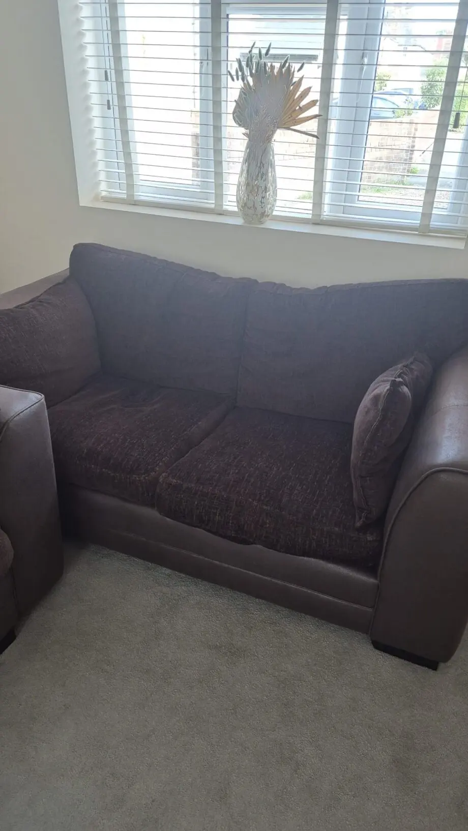 DFS Chocolate combination Elvia Sofa Set