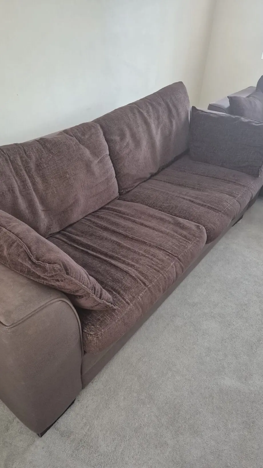 DFS Chocolate combination Elvia Sofa Set