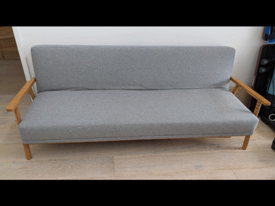 3-seat Sofa Bed by Made.com in pristine condition