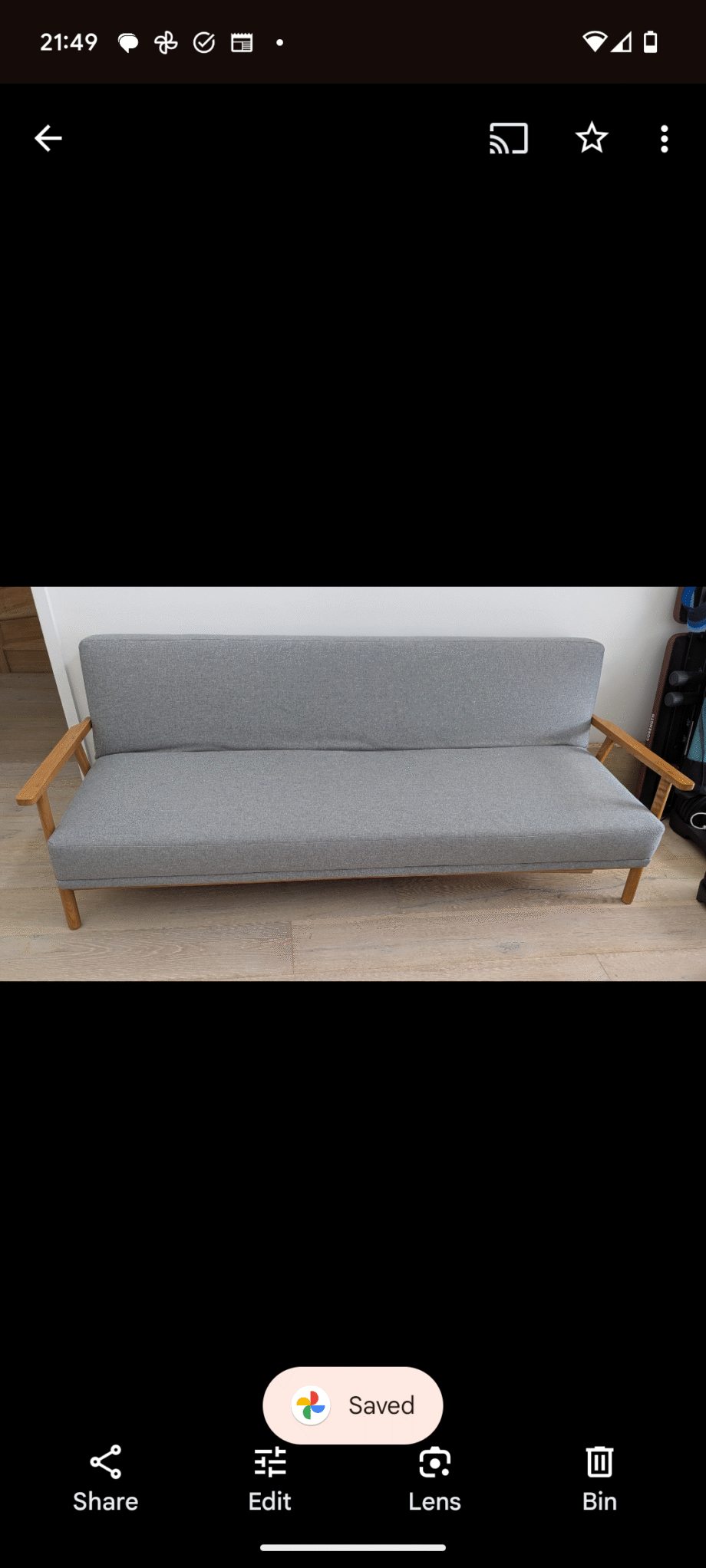 3-seat Sofa Bed by Made.com in pristine condition