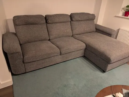 IKEA Lidhult 3-Seater Sofa with Chaise Longue – Washable Covers + Storage!