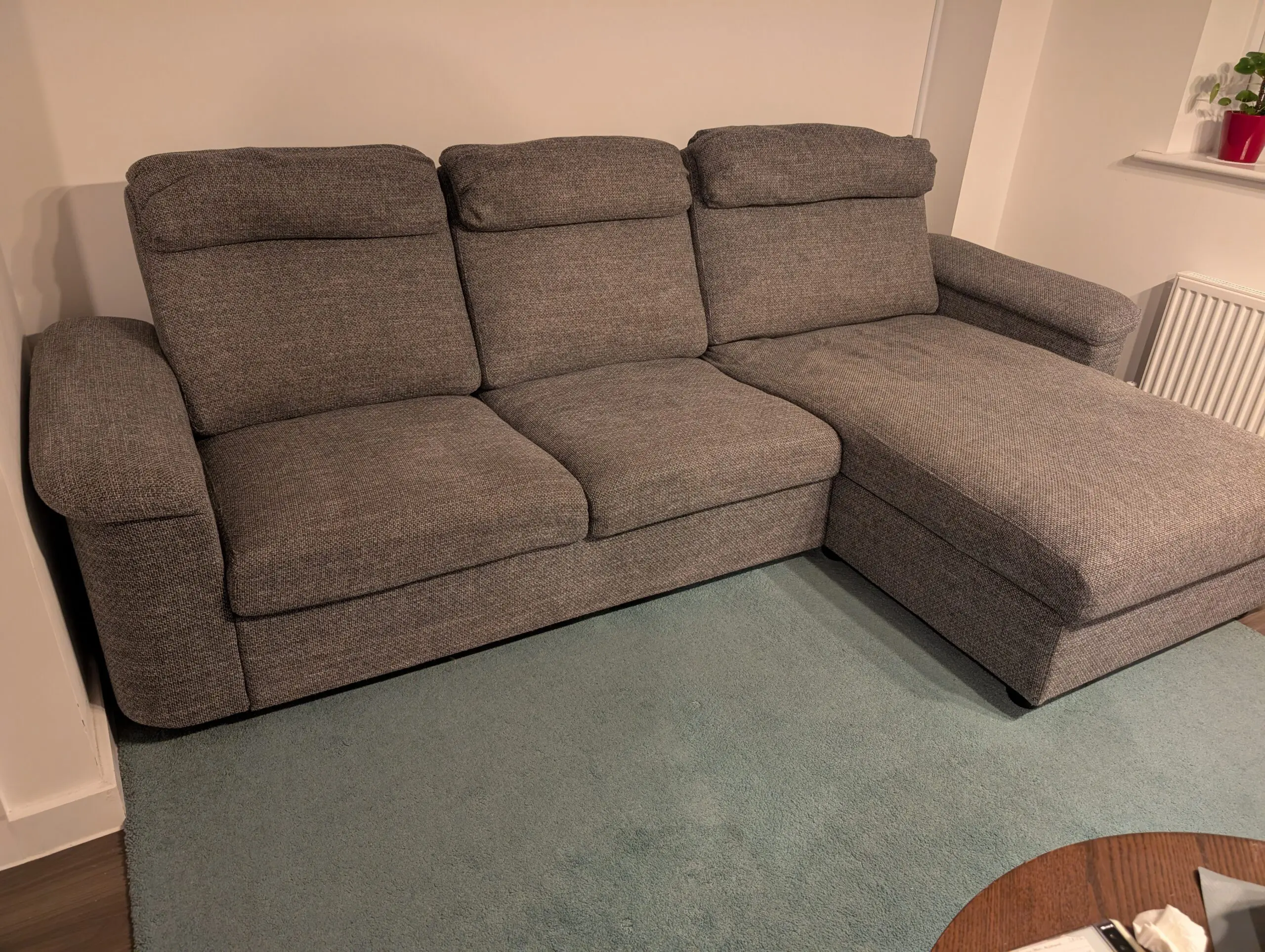 IKEA Lidhult 3-Seater Sofa with Chaise Longue – Washable Covers + Storage!