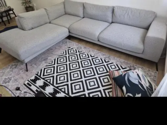 DFS Lexia Right Hand Facing Arm Open End Corner Sofa (Grey)