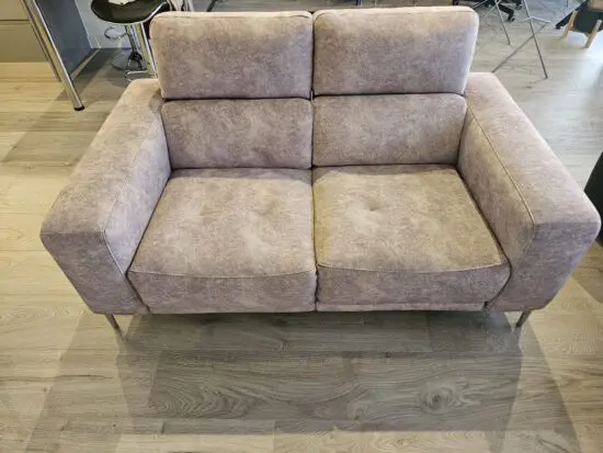 2 seater electric reclining sofa from furniture village in grey